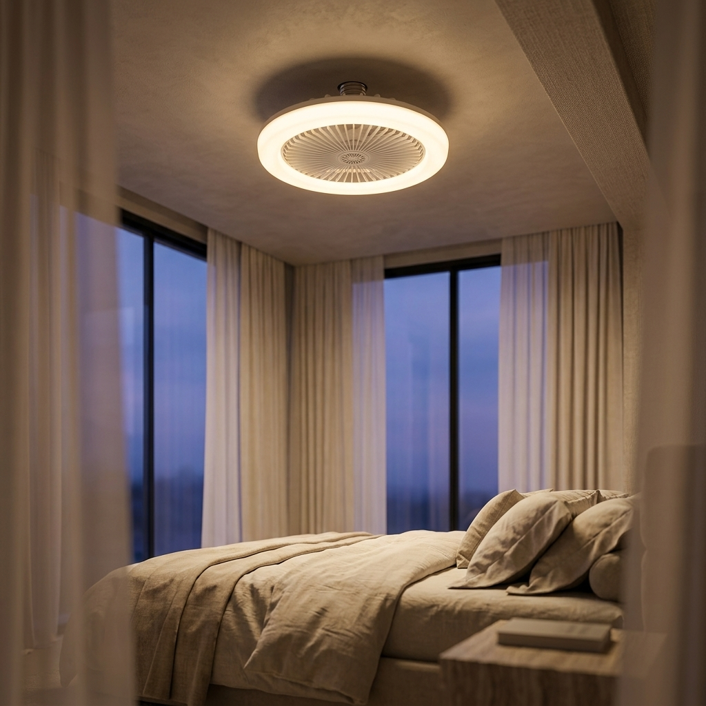 Nylumia Smart™ — Plafonnier ventilateur LED, 3 vitesses & télécommande