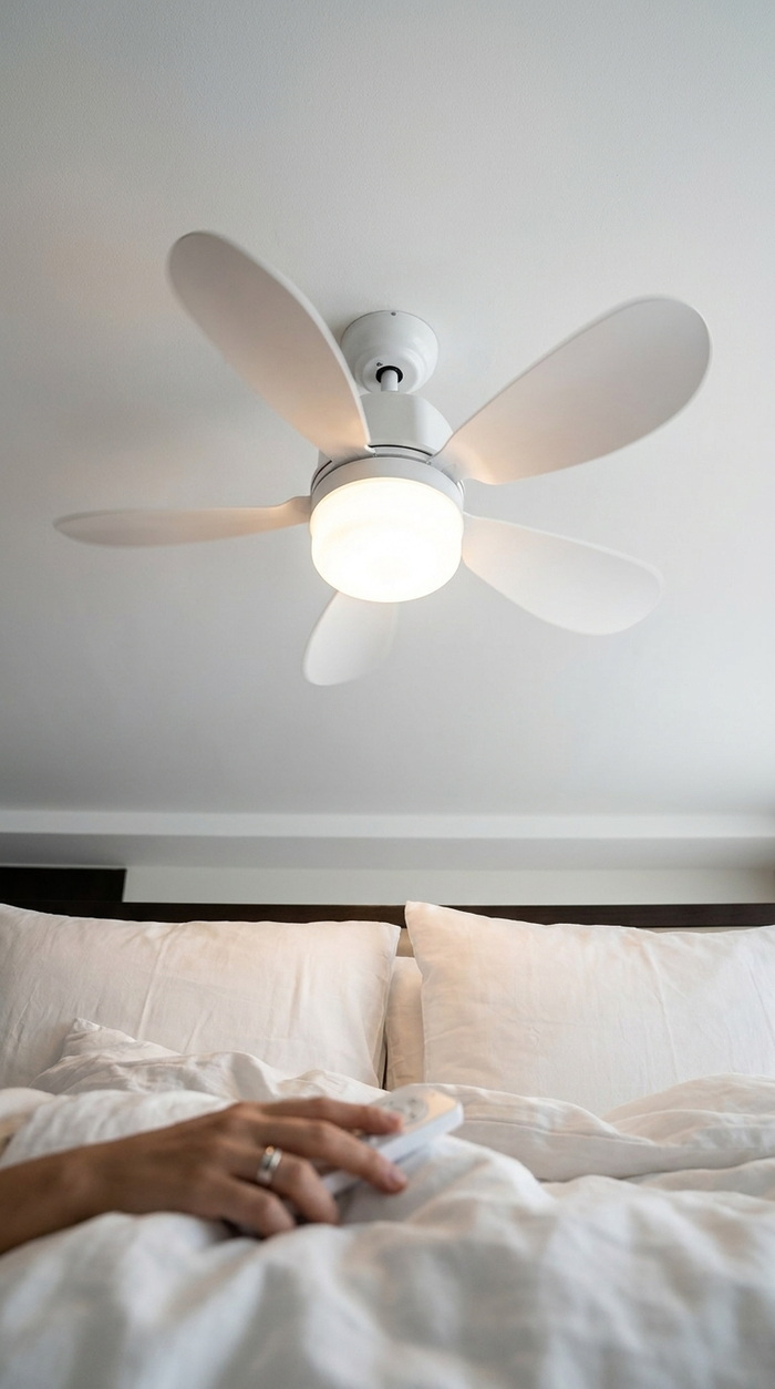 Nylumia Classique™ — Le plafonnier ventilateur 2-en-1 qui se visse comme une ampoule