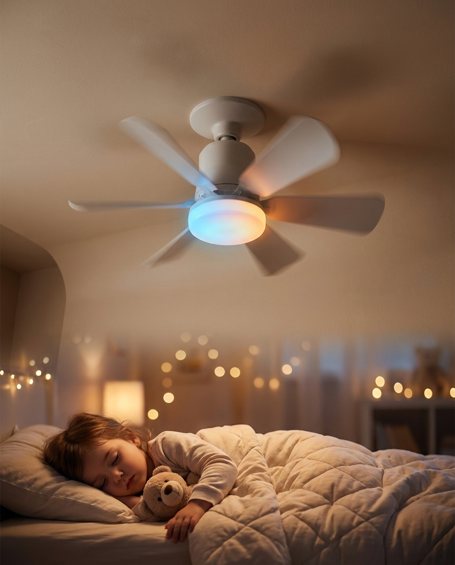 Nylumia RGB Bluetooth™ — ambiance lumineuse multicolore au plafond, pilotage à la télécommande